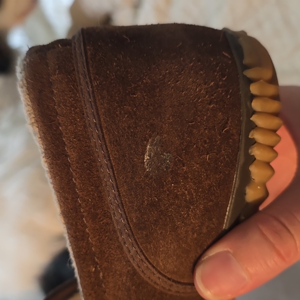 Sorel Men's Dude Moc Size 10, Brown and Gray Loafers - Picture 7 of 7